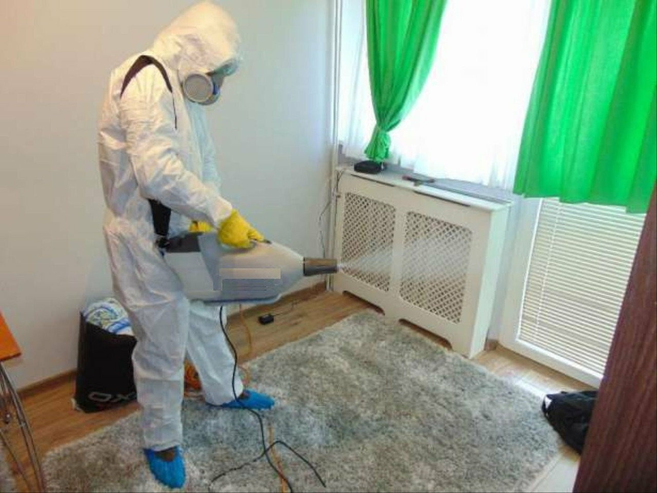 ФОТО Санобработка от насекомых в поселке Московской области Молодёжный