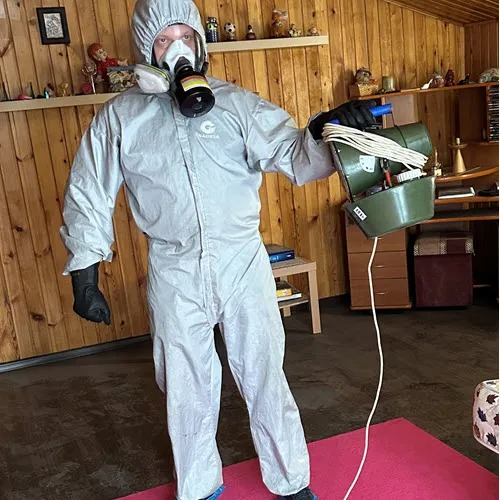 ФОТО Дезинсекция в поселке Московской области Молодёжный