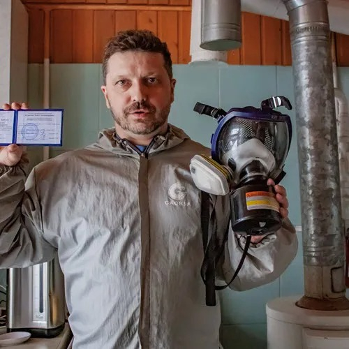 ФОТО Удаление плесени в поселке Московской области Молодёжный